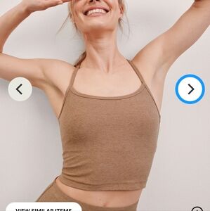 Beyond Yoga Spacedye Slim Racerback Cropped Tank Size Small